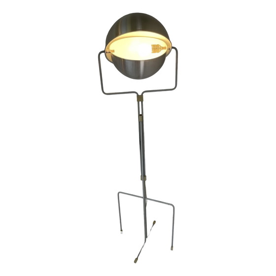 Image 1 of Evert Jelles pour RAAK Amsterdam - Lampadaire modèle 'Eclipse' - Années 1960 - Modèle nr. D-2017 al- Première édition