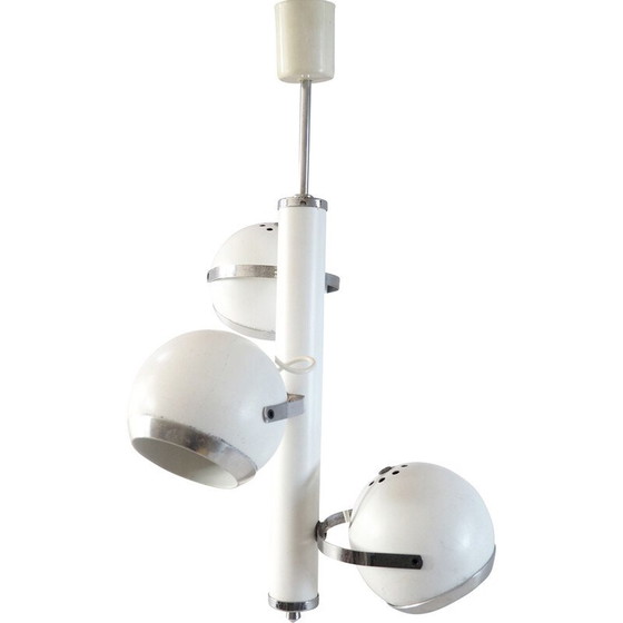 Image 1 of Vintage eye ball pendant lamp with 3 spots, 1970