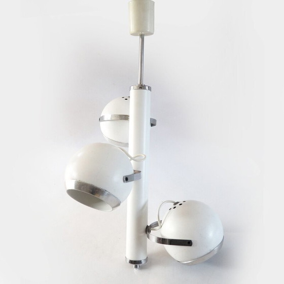Image 1 of Vintage eye ball pendant lamp with 3 spots, 1970