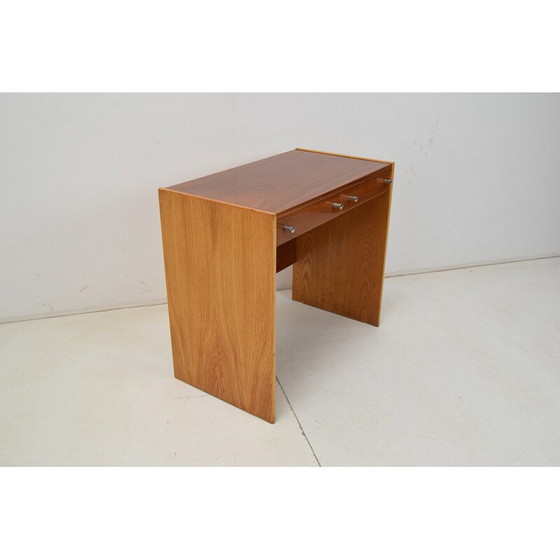 Image 1 of Vintage lady's desk in mahogany, birchwood and métal from Up Zavody, Czechoslovakia 1970