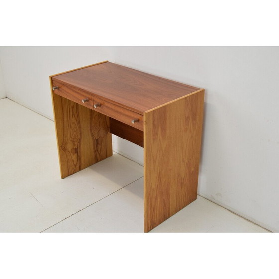 Image 1 of Vintage lady's desk in mahogany, birchwood and métal from Up Zavody, Czechoslovakia 1970