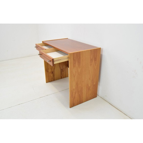 Image 1 of Vintage lady's desk in mahogany, birchwood and métal from Up Zavody, Czechoslovakia 1970