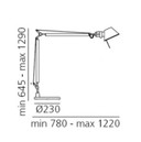 Fassina / Michele De Lucchi - Artemide - Tolomeo - Lampe de table (122cm) - Used