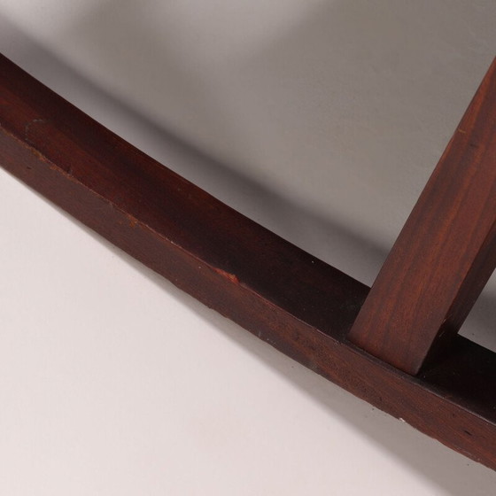 Image 1 of Mid-century teak spade rocking chair by M Nissen for Finn Juhl, 1960s