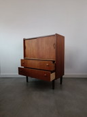 Vintage Danish Wall Cabinet/Highboard In Teak
