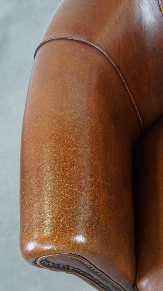 Image 1 of Sheep leather club chair