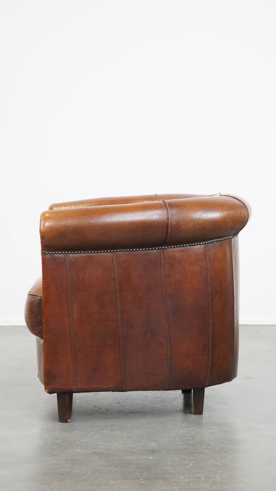 Image 1 of Sheep leather club chair