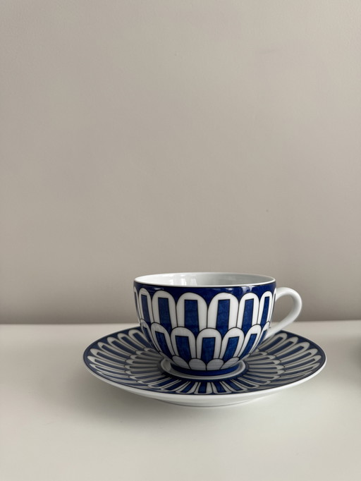 Hermès Bleus D’Ailleurs Cup And Saucer Set