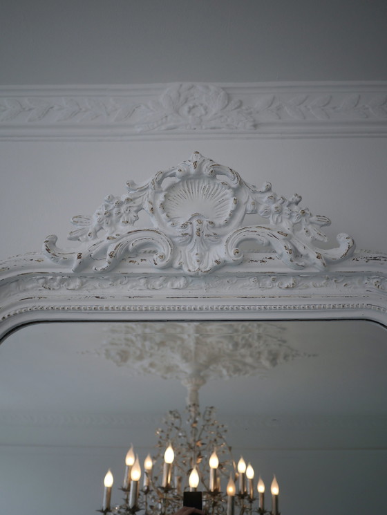 Image 1 of Louis XV style mantel mirror