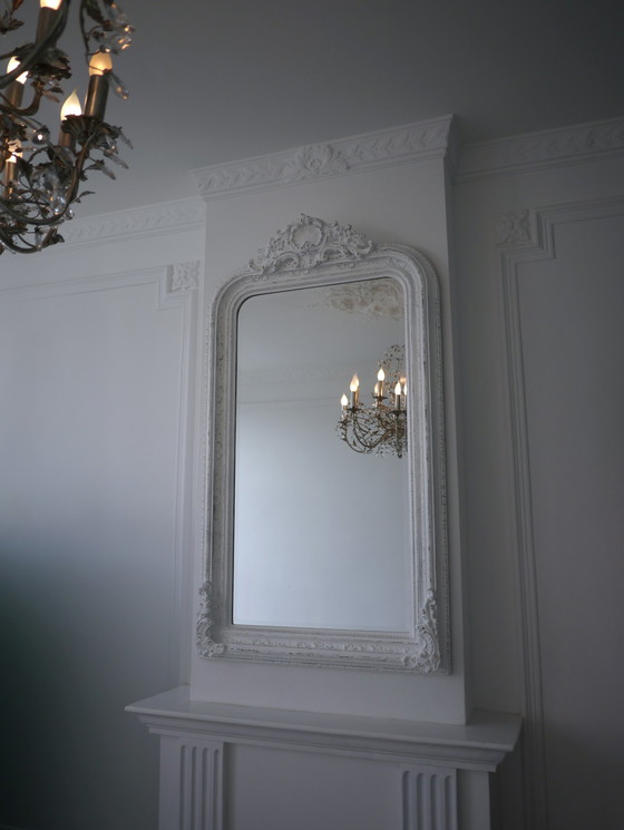 Image 1 of Louis XV style mantel mirror