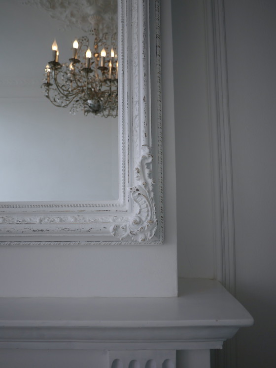 Image 1 of Louis XV style mantel mirror