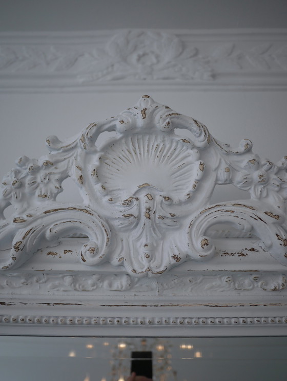 Image 1 of Louis XV style mantel mirror