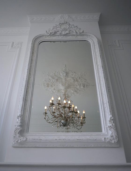 Image 1 of Louis XV style mantel mirror