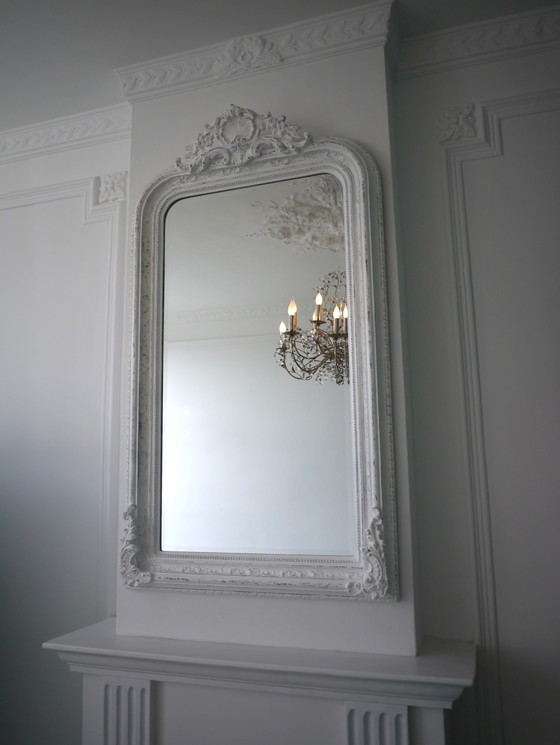 Image 1 of Louis XV style mantel mirror