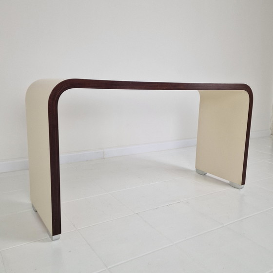 Image 1 of Bergwood Console Table Or  Writing Desk Jules Wabbes, Belgium 1970'S