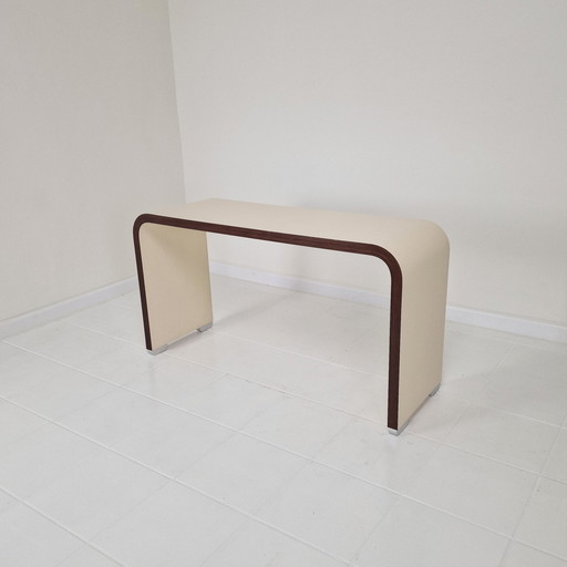 Bergwood Console Table Or  Writing Desk Jules Wabbes, Belgium 1970'S