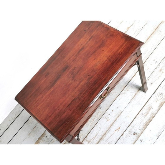 Image 1 of English vintage mahogany side table