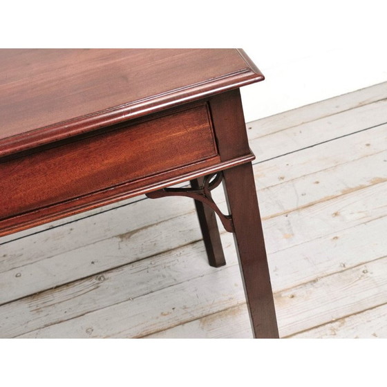 Image 1 of English vintage mahogany side table