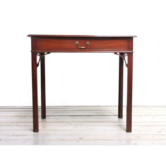Image 1 of English vintage mahogany side table