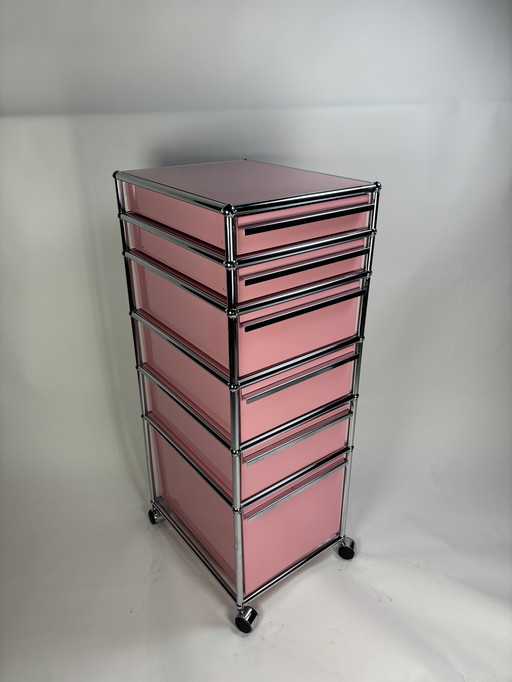 Usm Haller container cupboard, pink, top condition