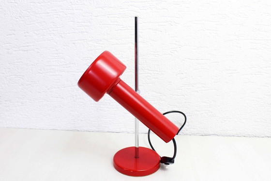 Image 1 of Red Metal Desk Lamp From The 70S