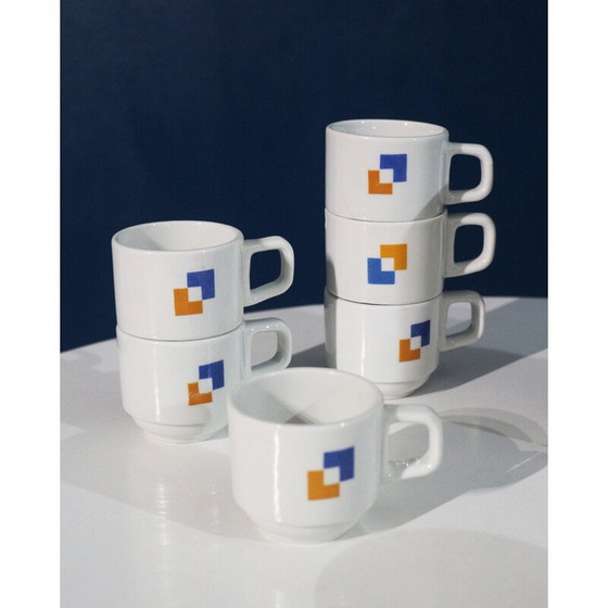 Image 1 of Vintage 24-piece dinnerware set by Georges Candilis, France 1968