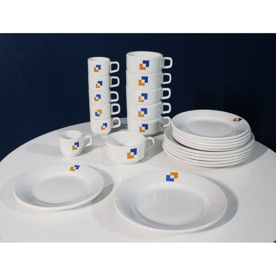 Image 1 of Vintage 24-piece dinnerware set by Georges Candilis, France 1968