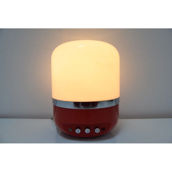 Image 1 of Lampada vintage in plastica di Adriano Rapholdi per Europhon, Italia 1970