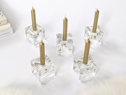 5 X Candleholders | "Ri-Jalka" Juhava Finland | 1960'S