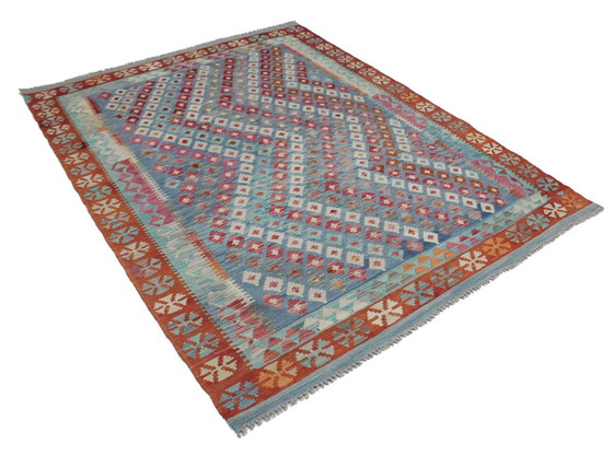 Image 1 of Original Old Style Kelim Afghan 207 X 157 Cm Top Condition