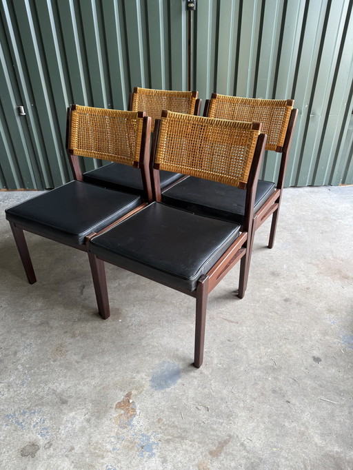Set/4 Vintage Top Form Chairs, 1960, Skai Webbing