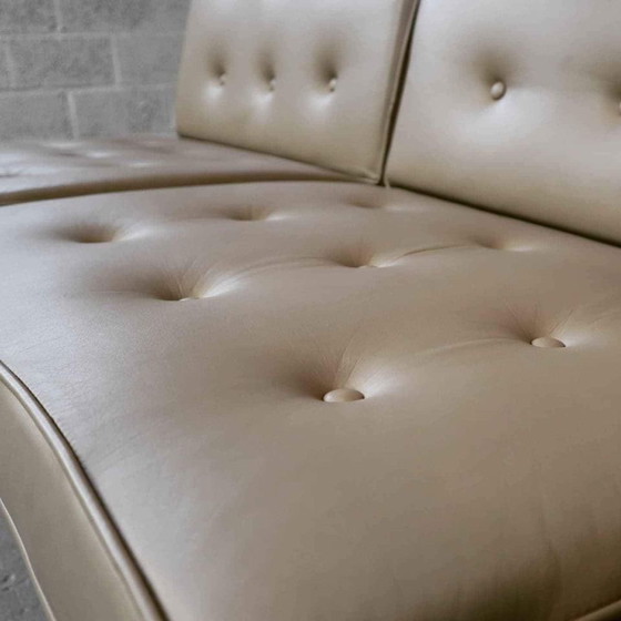 Image 1 of Florence Knoll Leather 2-Seater Mod.65