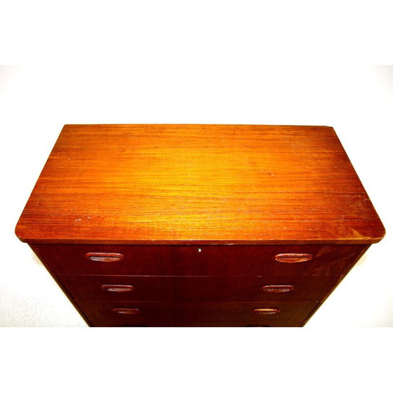 Image 1 of Scandinavian vintage teak chest of drawers, 1950