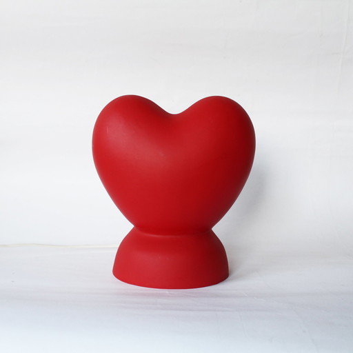 Vintage heart-shaped lamp