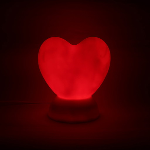 Vintage heart-shaped lamp