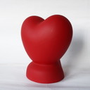 Lampada vintage a forma di cuore