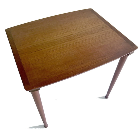 Image 1 of 2X  Vintage Danish Modern Side Tables