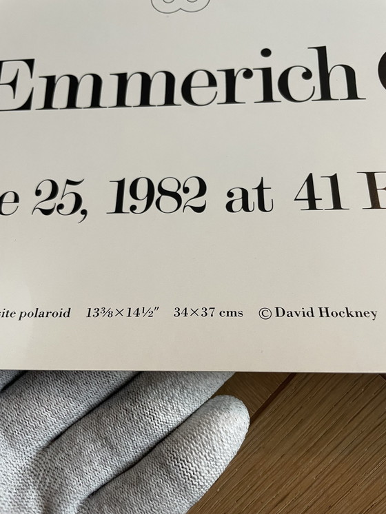 Image 1 of David Hockney, Drawing With A Camera - Andre Emmerich Gallery, 1982,  Copyright David Hockney Petersburg Press, Printed In Engla