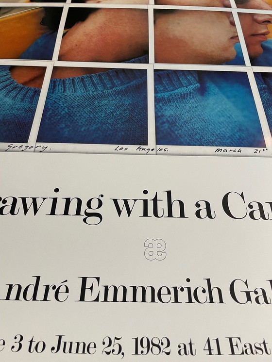 Image 1 of David Hockney, Drawing With A Camera - Andre Emmerich Gallery, 1982,  Copyright David Hockney Petersburg Press, Printed In Engla