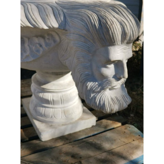 Image 1 of Coppia di lavabi d'epoca in marmo di Carrara, 1920