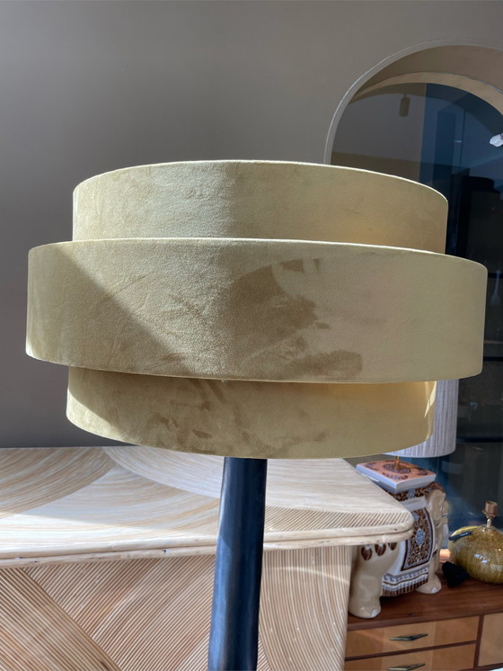 Image 1 of Lampadaire trio en bois noir