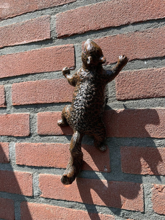 Image 1 of Pair of Cast Iron Squirrels