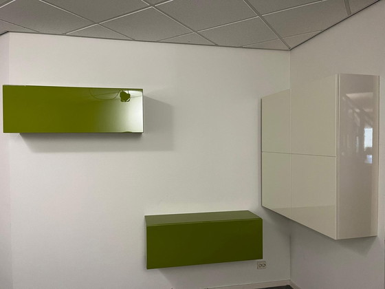 Image 1 of 2X Hulsta Lilac - Pensile - Verde - Lucido - Design