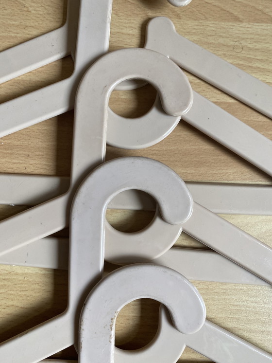 Image 1 of Space Age clothes hanger 6 pieces beige