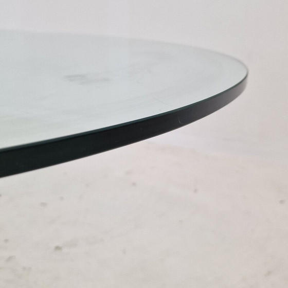 Image 1 of Vintage K1000 glass and marble coffee table by Ronald Schmitt for Carrara Team Form AG, 1975