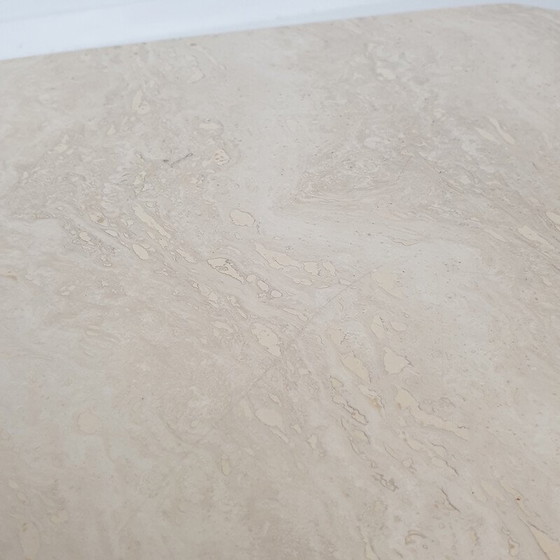 Image 1 of Italian vintage travertine coffee table, 1980s