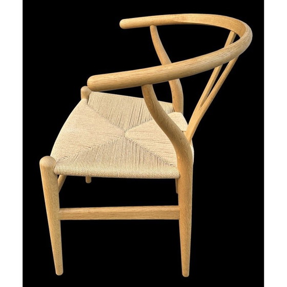 Image 1 of Set of 6 vintage oakwood Wishbone chairs by Hans Wegner for Carl Hansen and Son