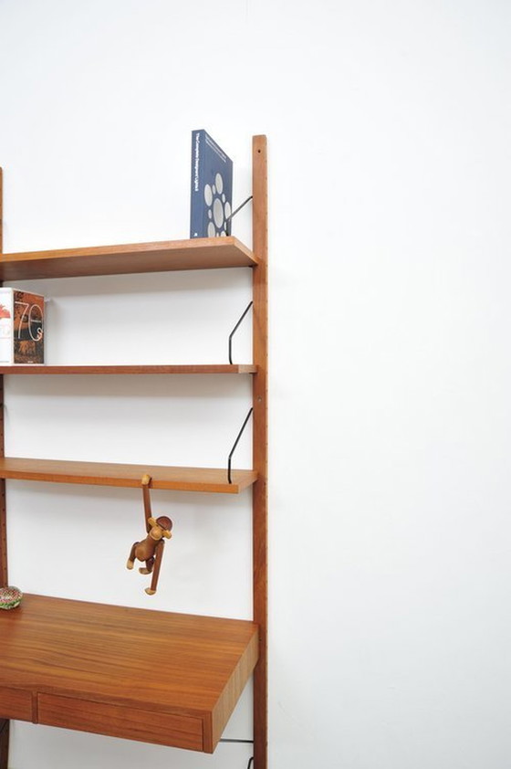 Image 1 of Royal Cado shelving system 08 Teak wardrobe Poul Cadovius 1950