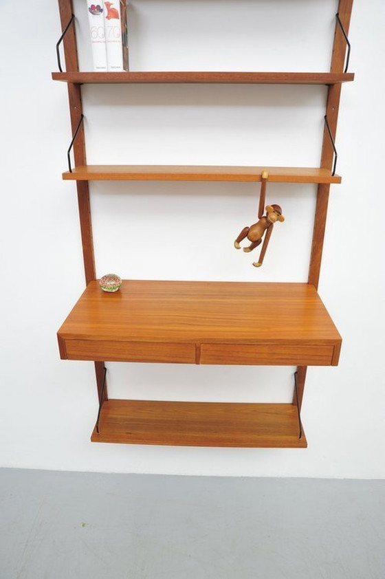 Image 1 of Royal Cado shelving system 08 Teak wardrobe Poul Cadovius 1950