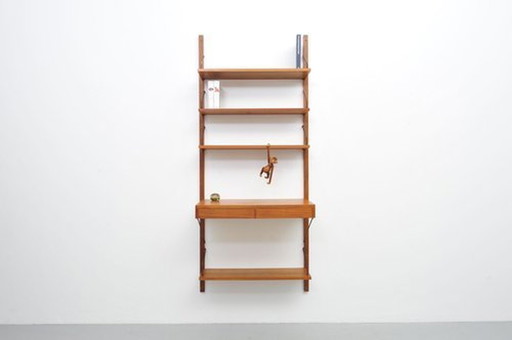 Royal Cado shelving system 08 Teak wardrobe Poul Cadovius 1950